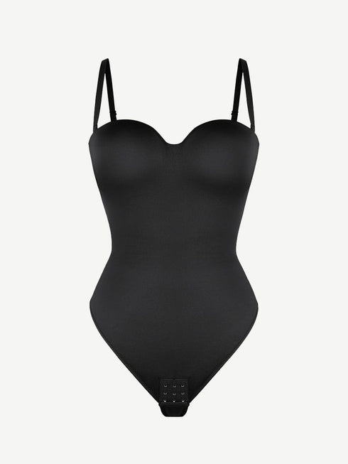 Wholesale One-Piece Underwire Strap Removable Waist And Abdomen Shaping Thong Bodysuit